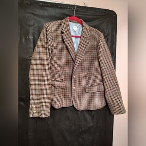 JCrew houndstooth blazer